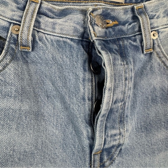 Everlane 90s Cheeky Jeans Button Fly Ankle Length Straight Leg Size 26 - Picture 4 of 7